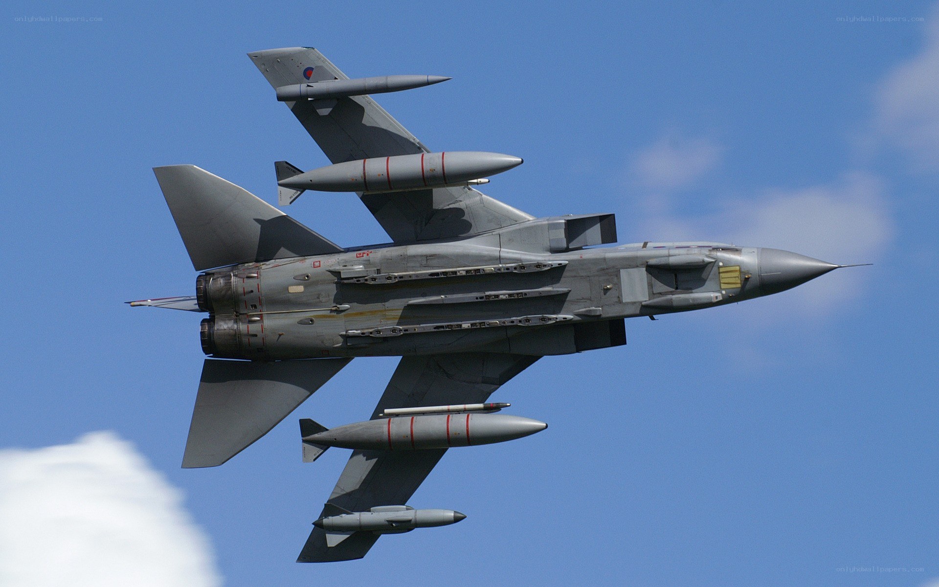 Tornado fighter jet in flight