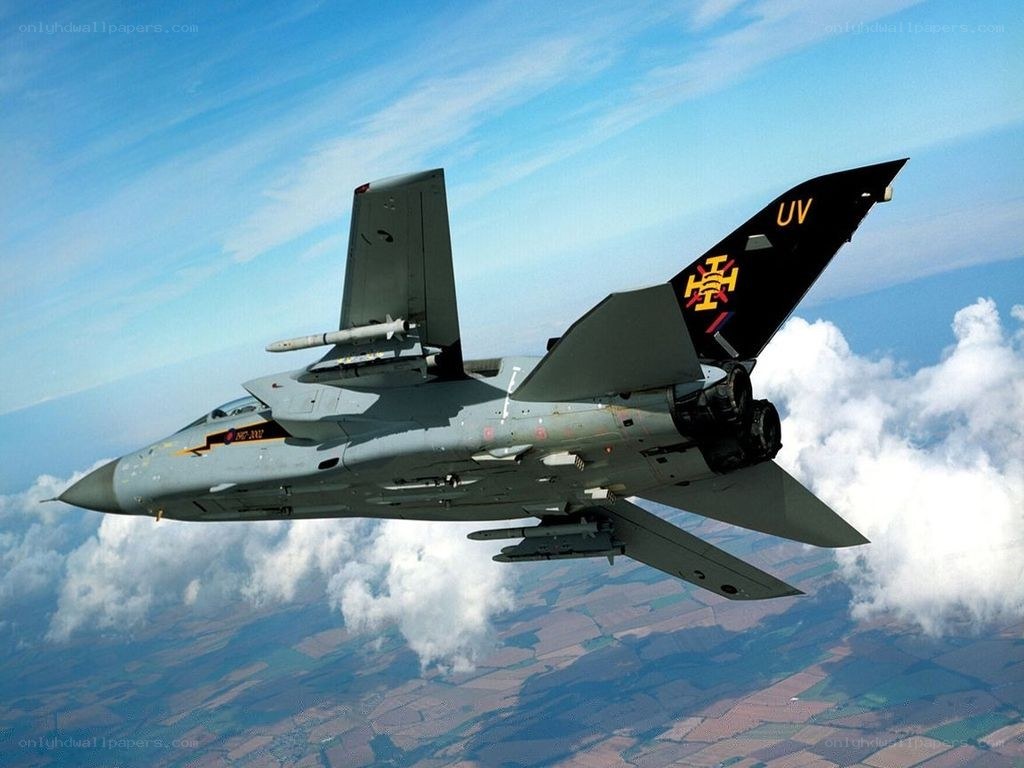 Tornado fighter jet in flight