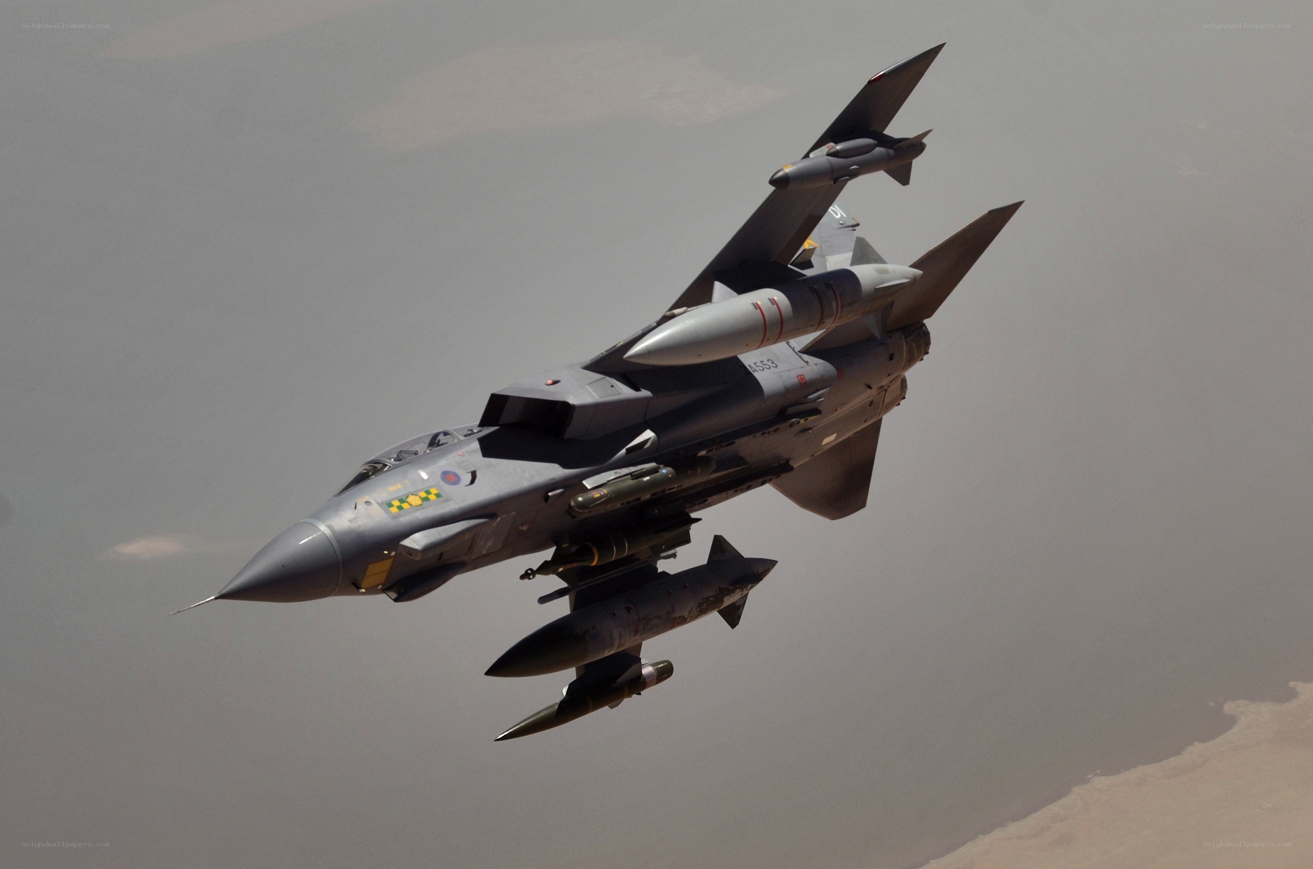 Tornado fighter jet in flight