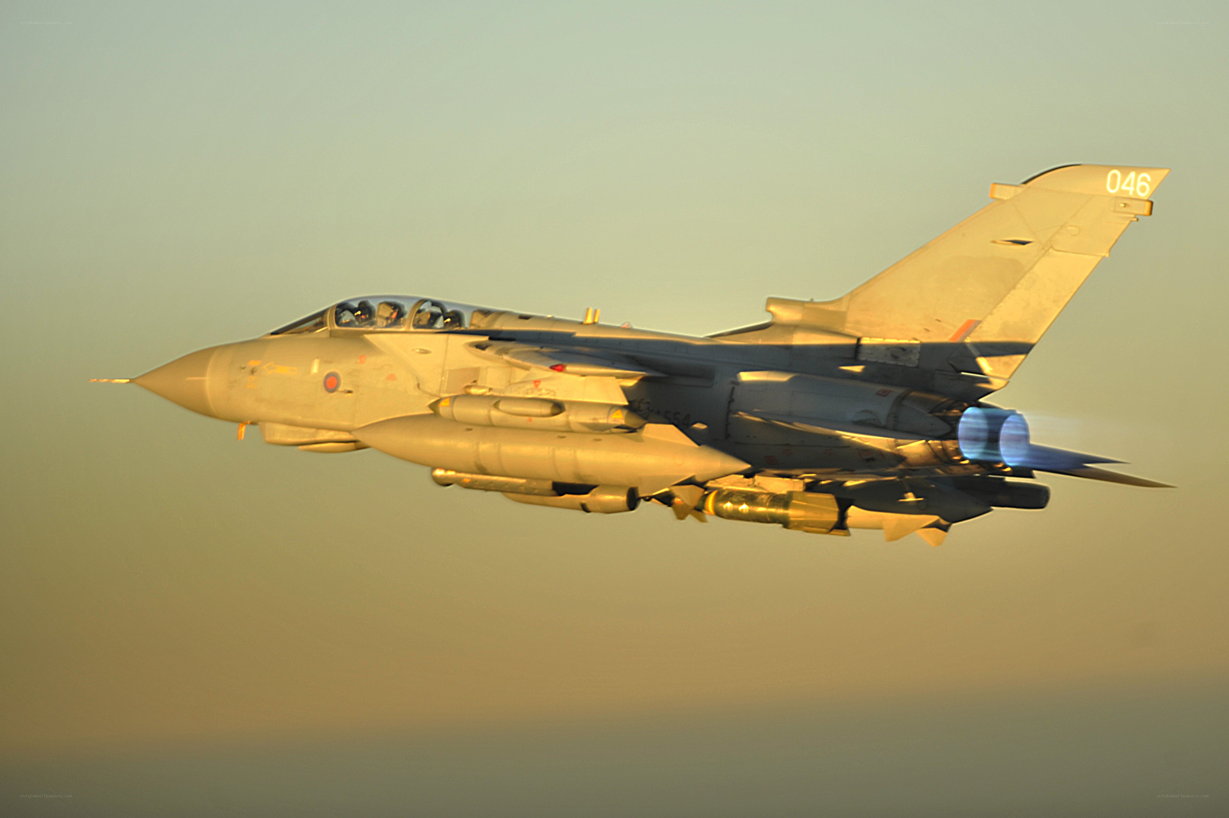 Tornado fighter jet in flight