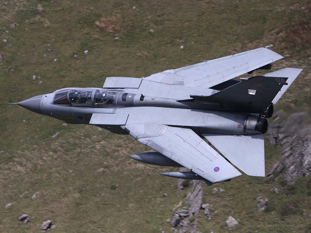 Tornado fighter jet in flight