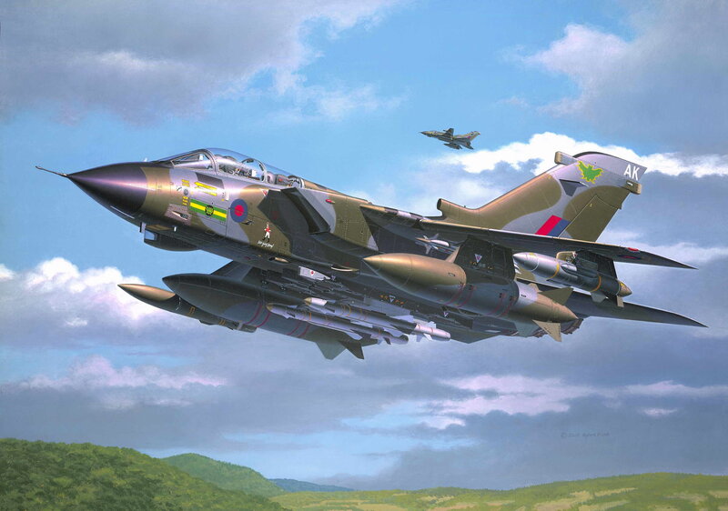 Tornado fighter jet in flight