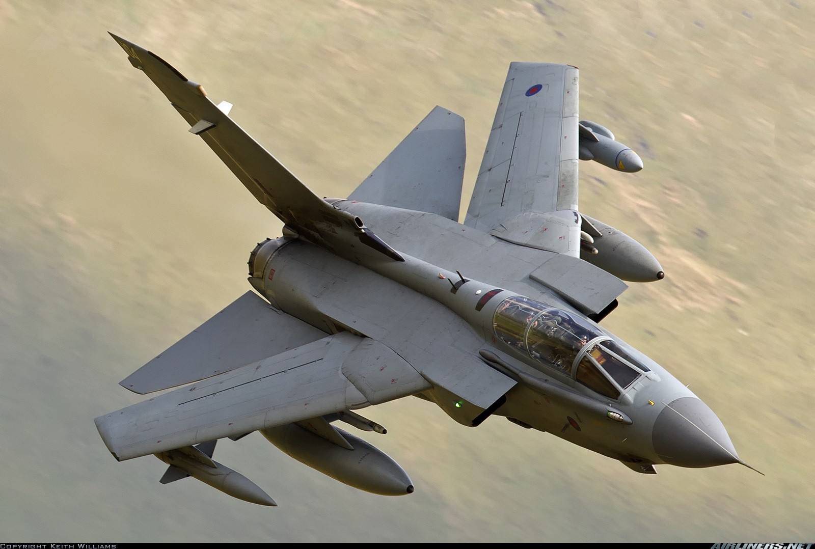 Tornado fighter jet in flight