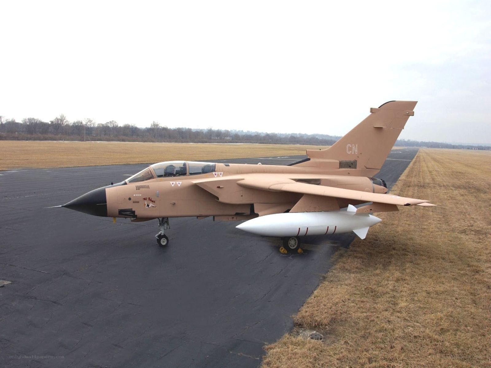 Tornado fighter jet on tarmac