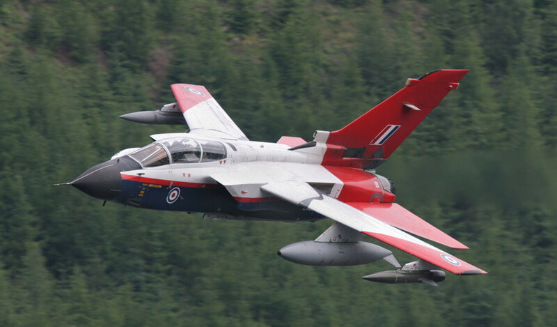 Tornado Fighter Jet — Red