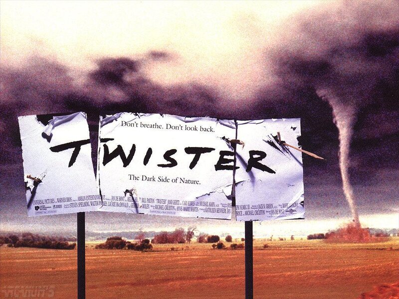 Tornado in Field — Brown