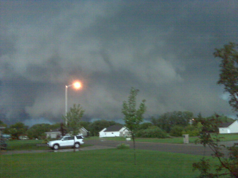 Tornado in Suburban Area