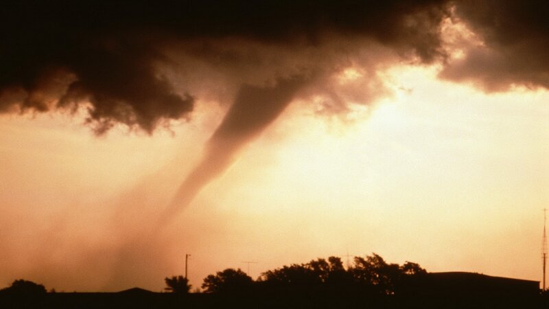 Tornado in Sunset