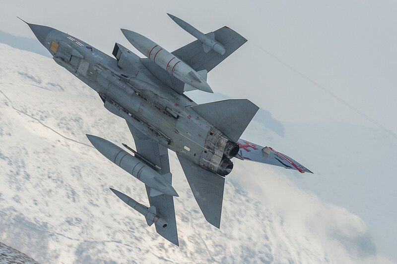 Tornado jet in flight