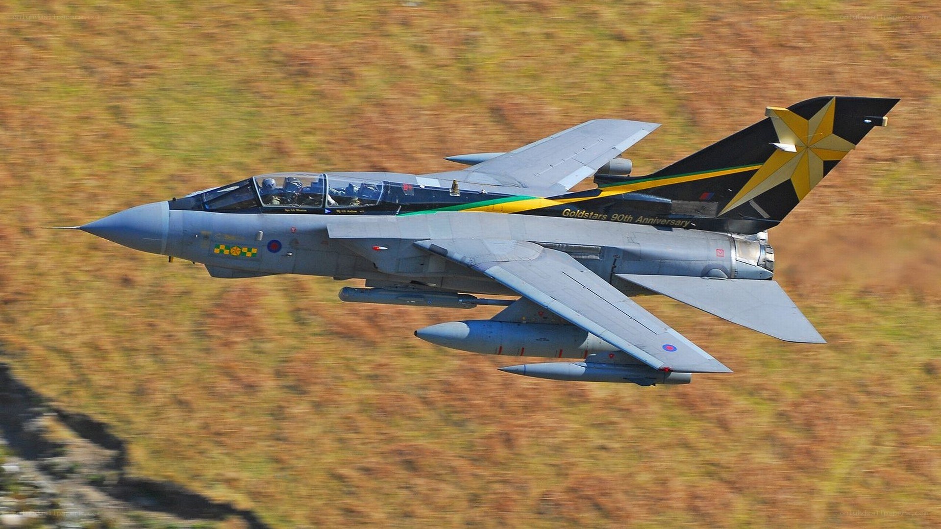 Tornado jet in flight