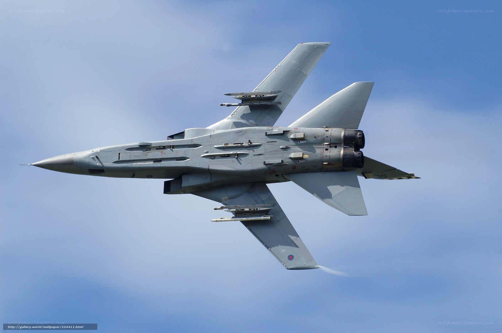Tornado jet in flight