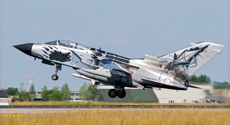 Tornado jet taking off