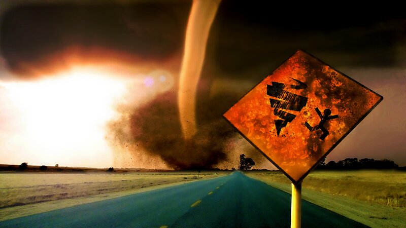 Tornado on Highway