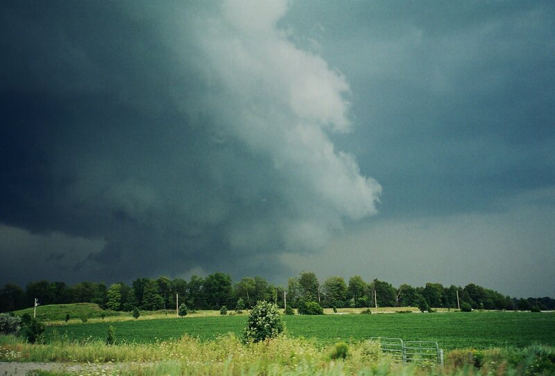 Tornado over Fields — Green