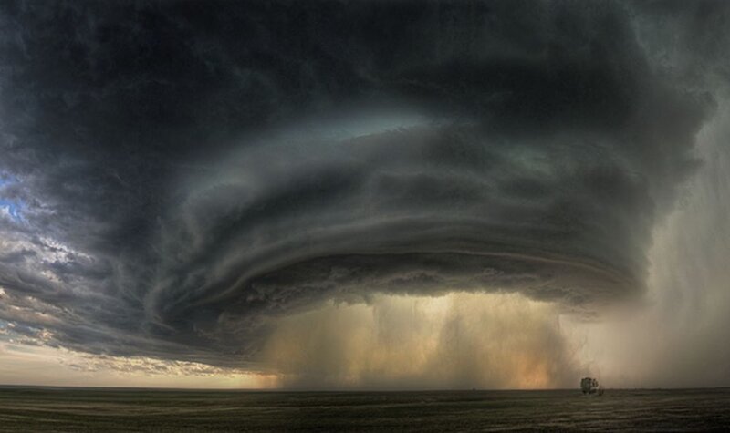 Tornado over Flat Land