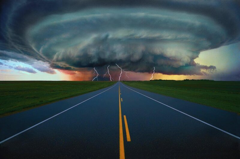 Tornado over Highway