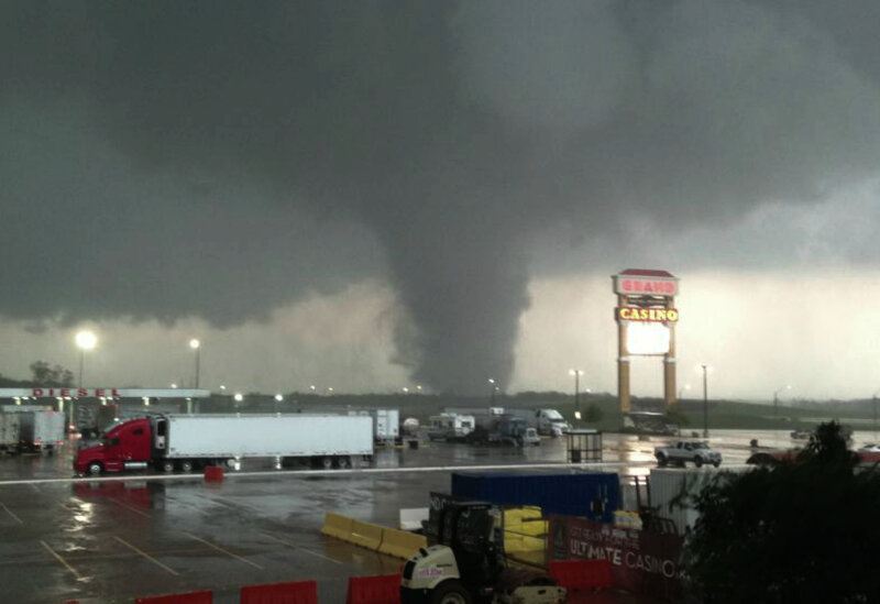 Tornado over Parking Lot