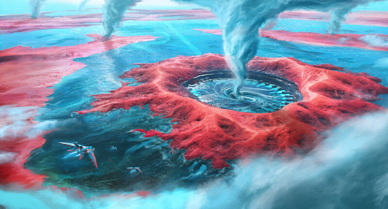 Tornado over Red Planet