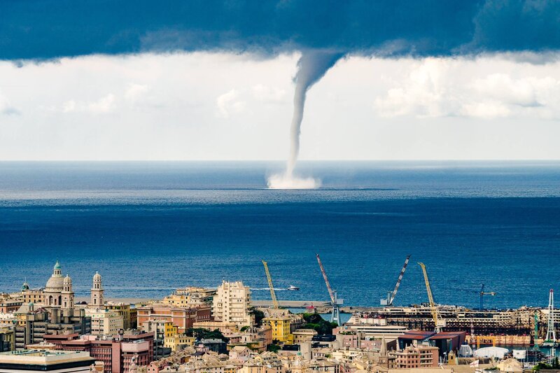 Tornado over Sea
