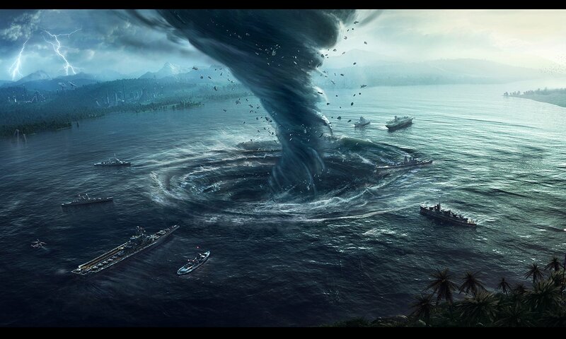 Tornado over Ships