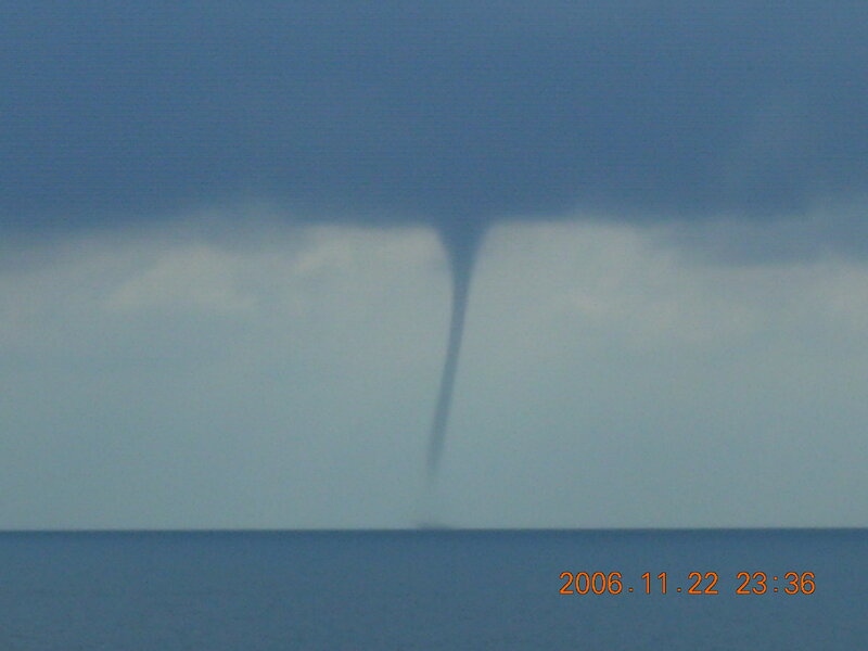 Tornado over Water — Blue