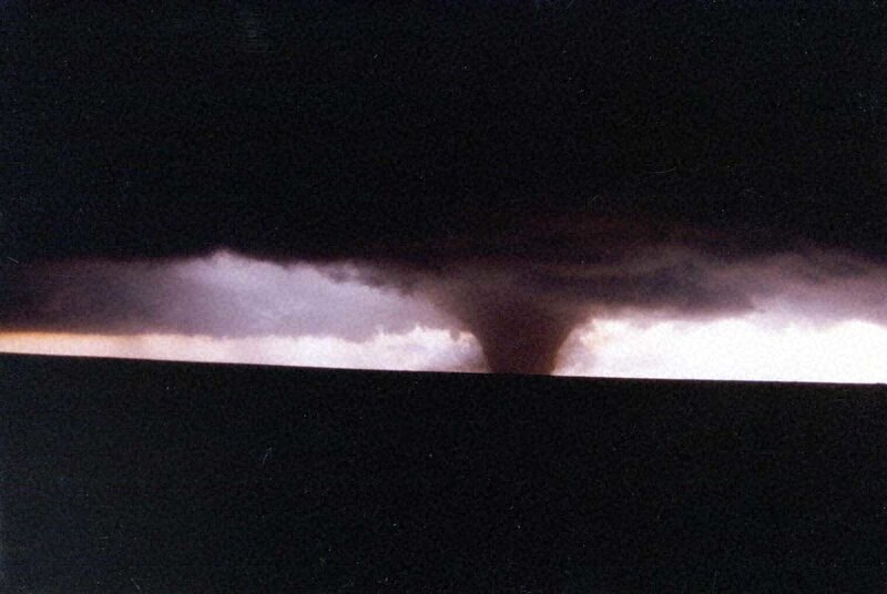 Tornado Touching Down — Black