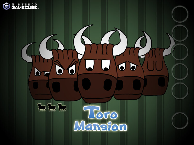 Toro Mansion title screen
