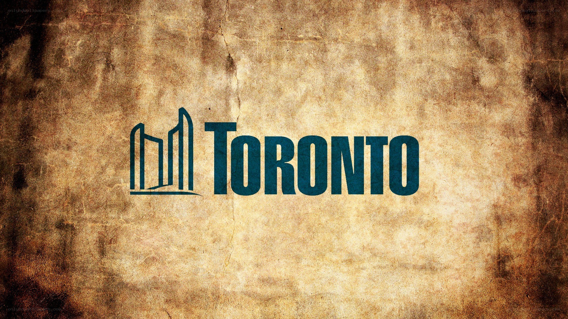 Toronto city logo on textured background