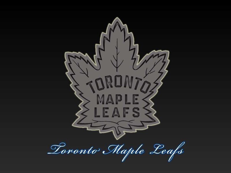 Toronto Maple Leafs Logo — Black