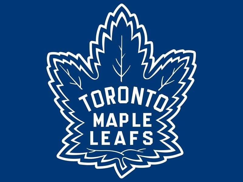 Toronto Maple Leafs Logo — Blue, Bold, Vector Art, Leaf