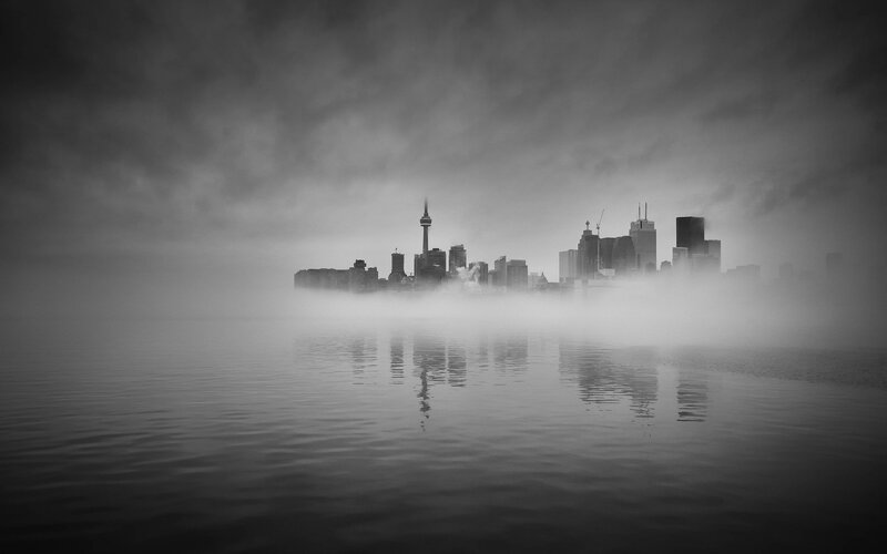 Toronto Skyline — Black