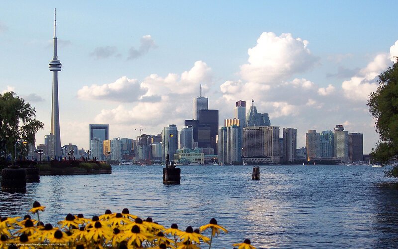Toronto Skyline — Blue, Serene, Afternoon