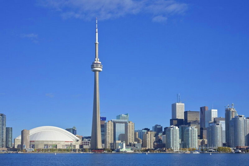 Toronto Skyline — Blue, Serene