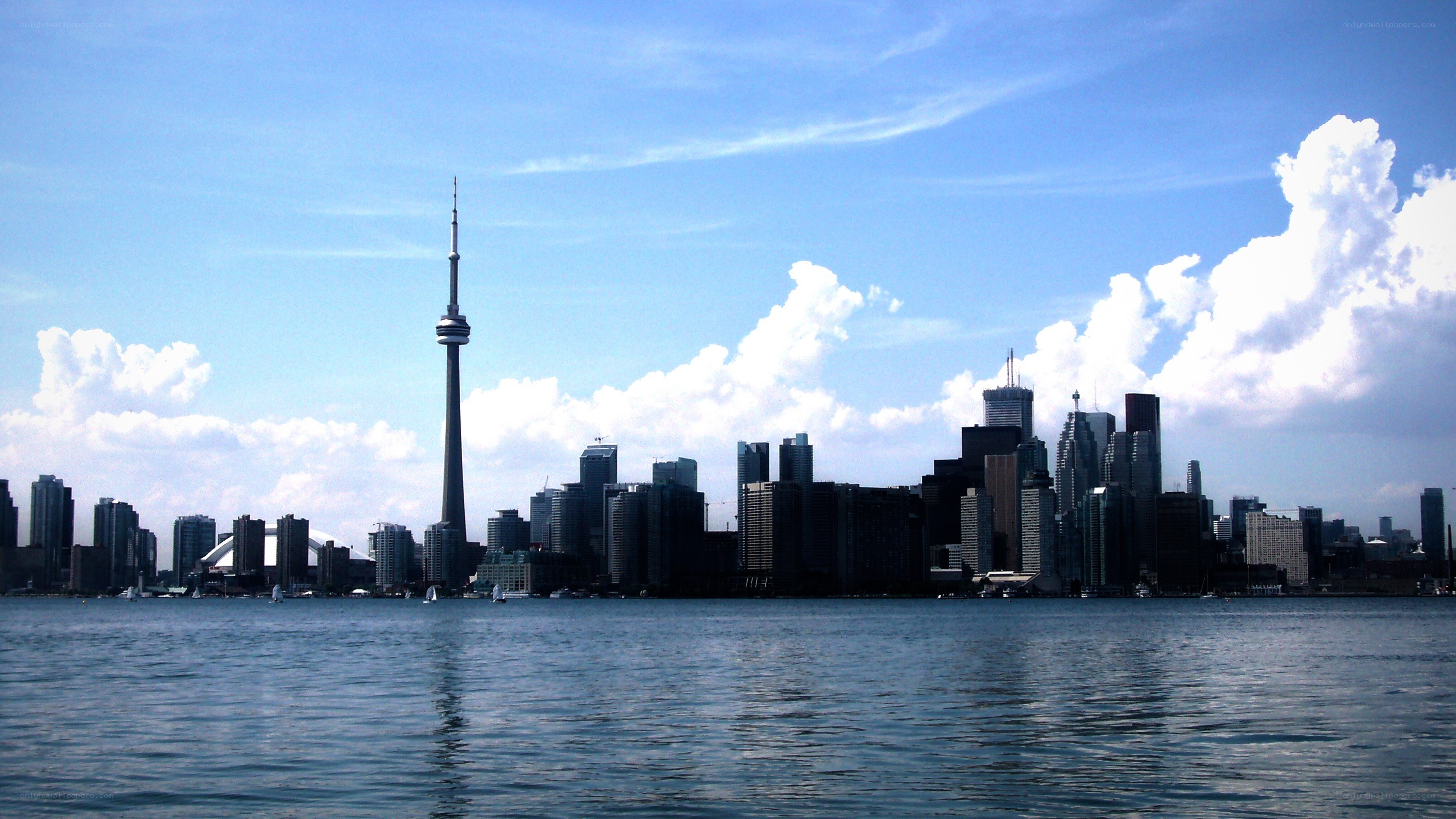 Toronto skyline from the water