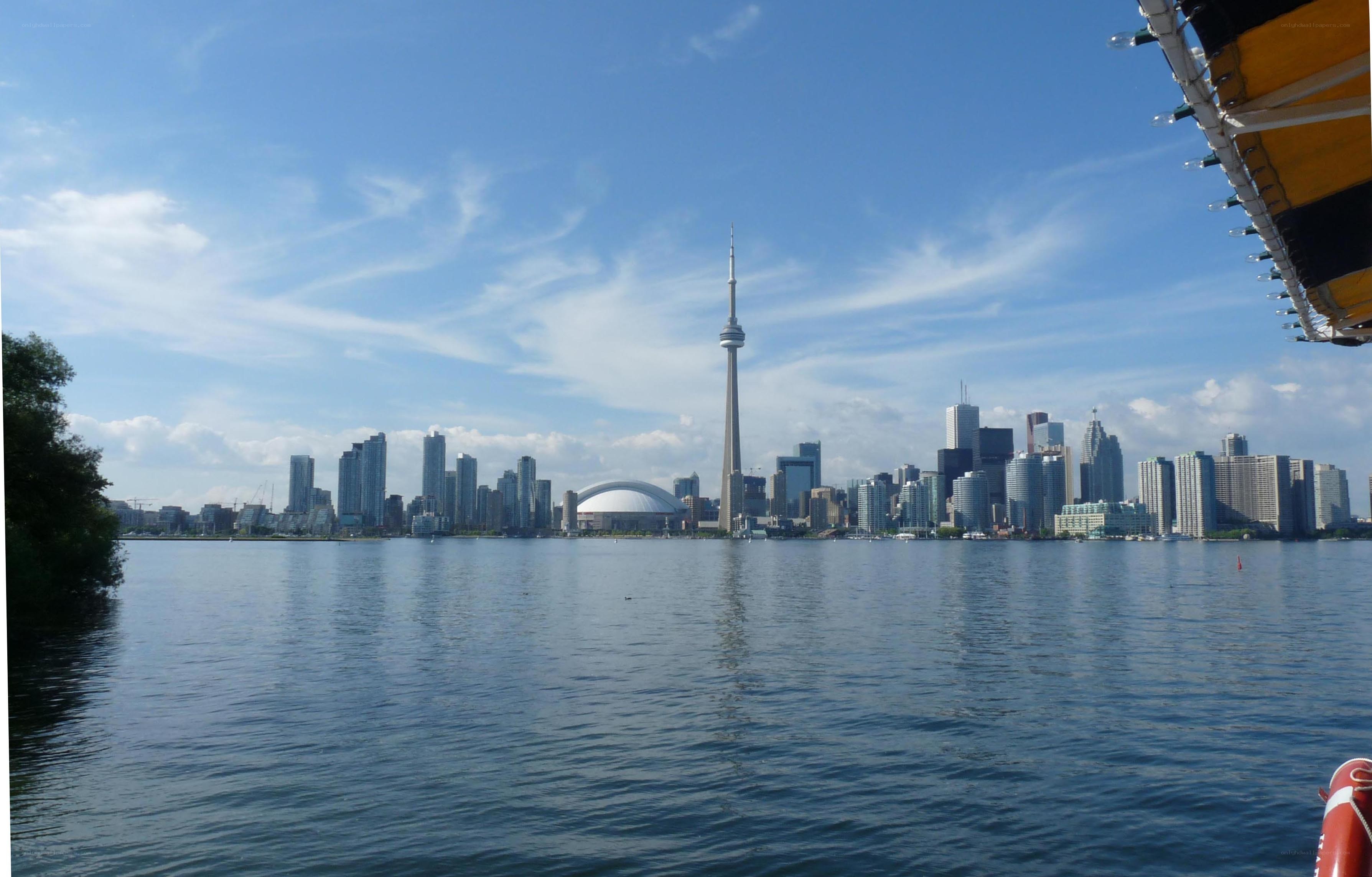 Toronto skyline from the water