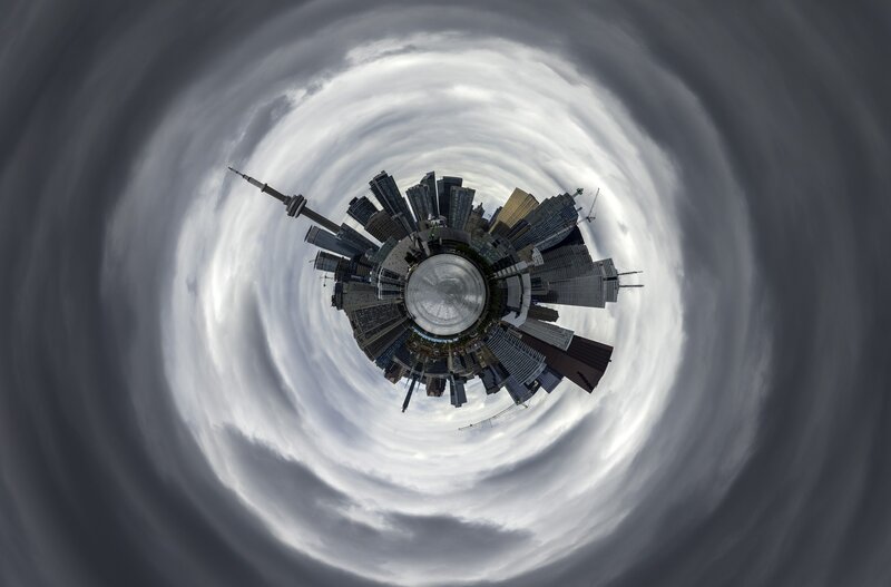 Toronto Skyline — Gray