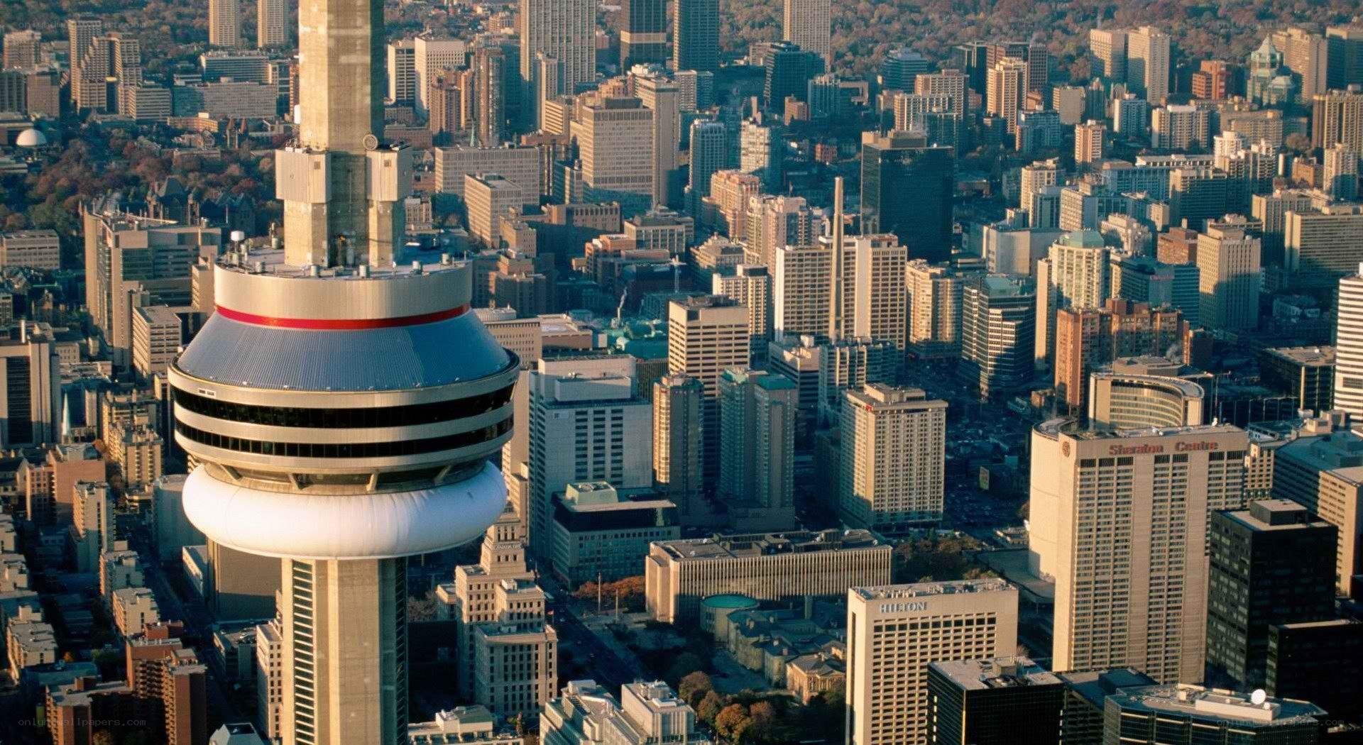 Toronto skyline with CN Tower
