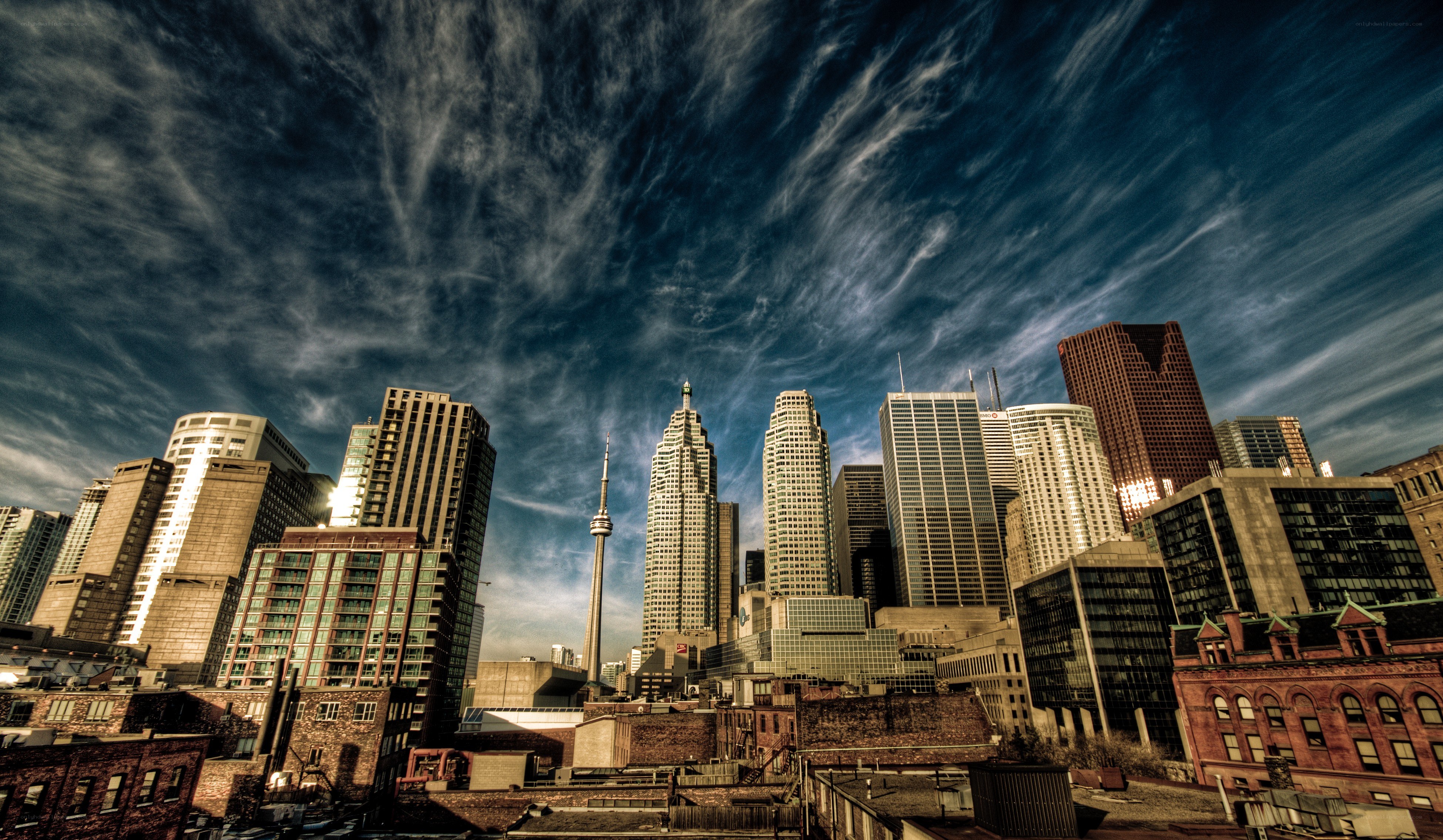 Toronto skyline with CN Tower