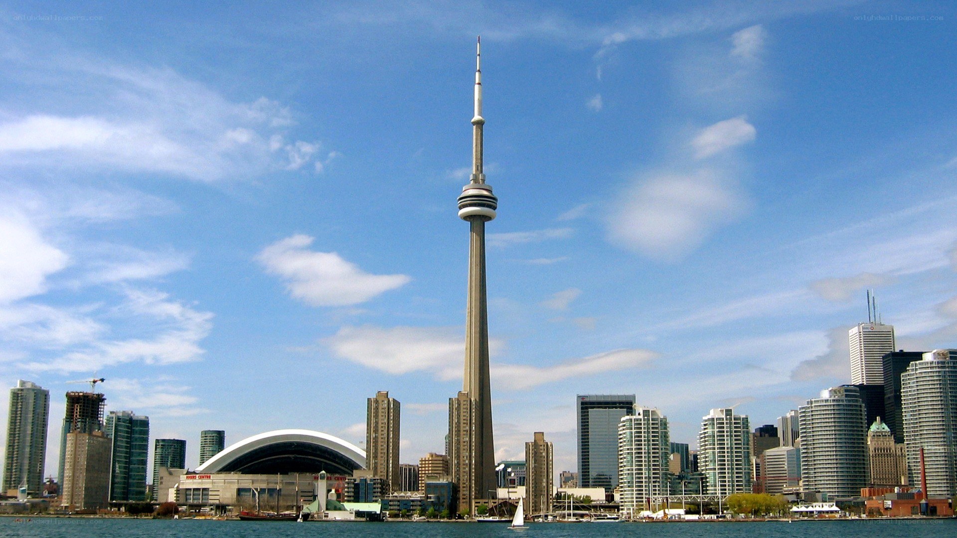 Toronto skyline with CN Tower