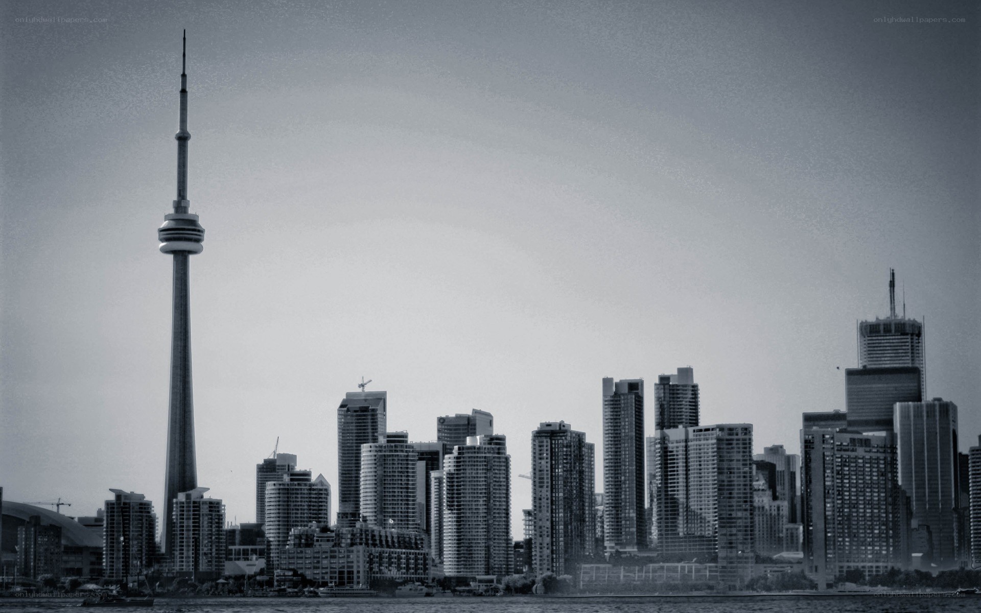 Toronto skyline with CN Tower