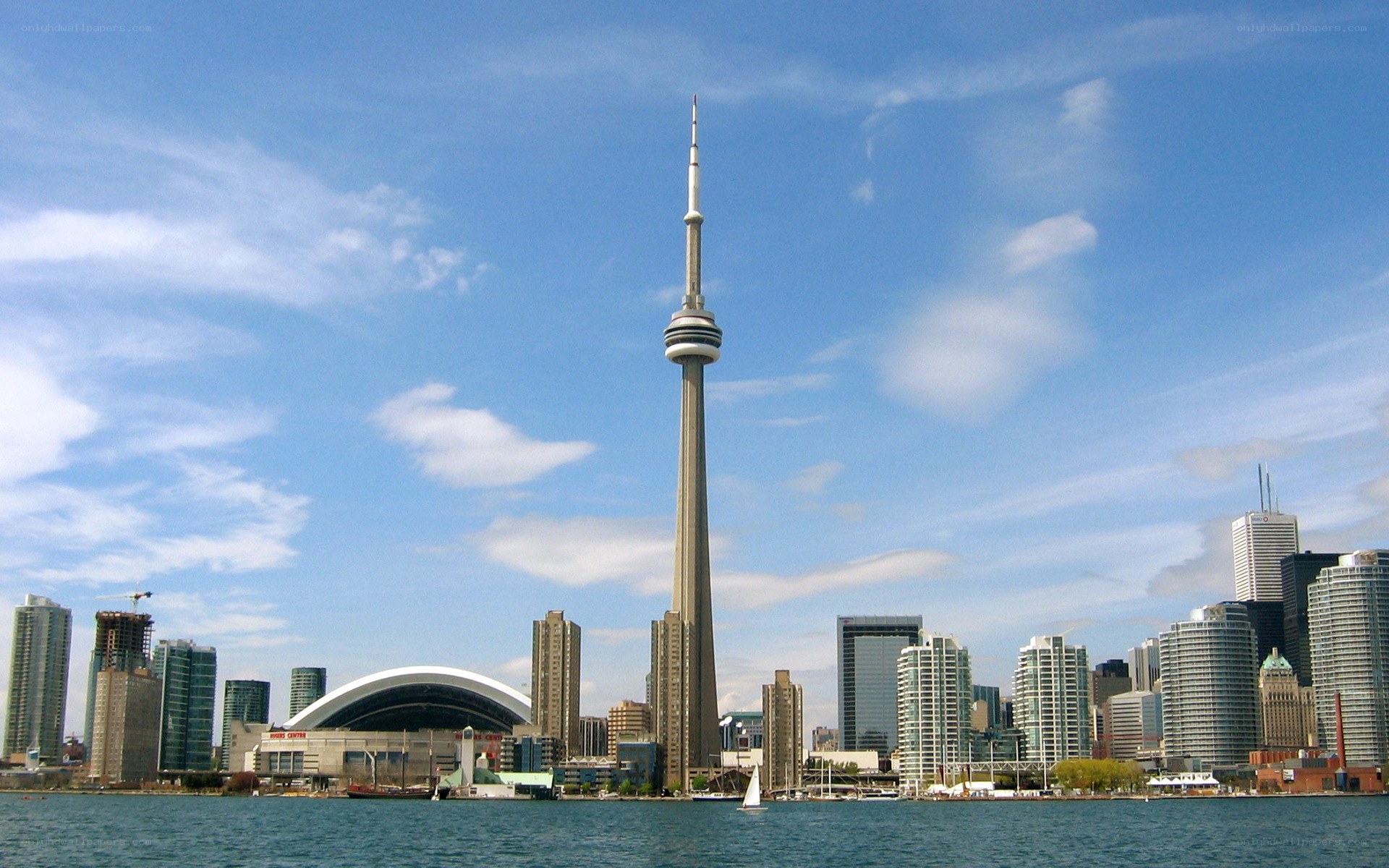 Toronto skyline with CN Tower