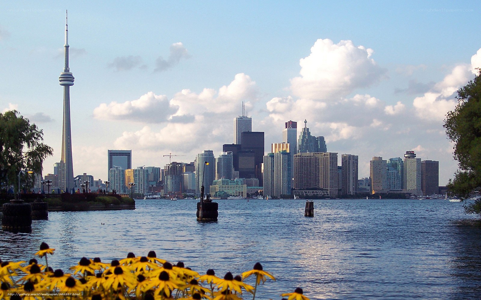 Toronto skyline with CN Tower