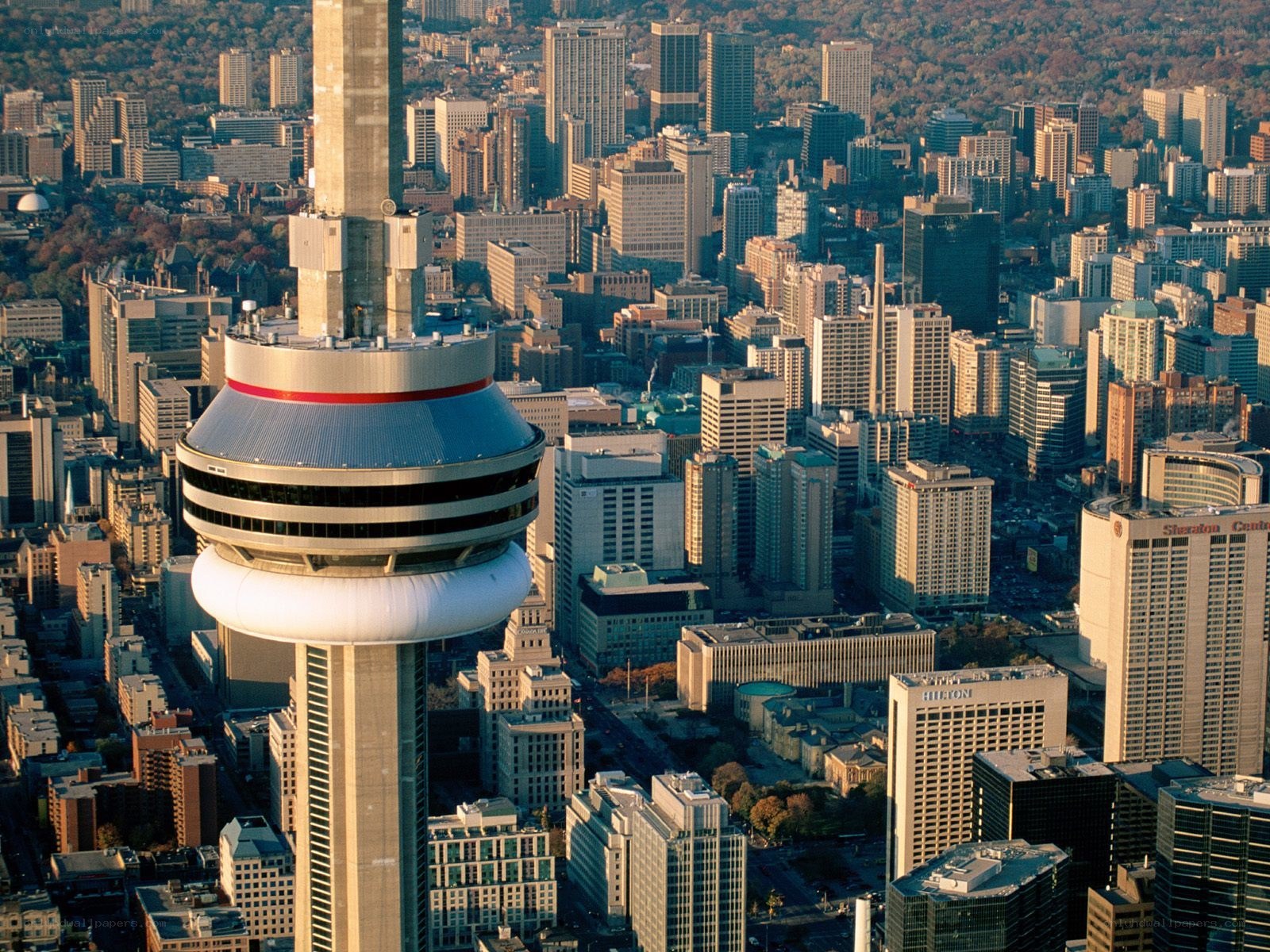 Toronto skyline with CN Tower