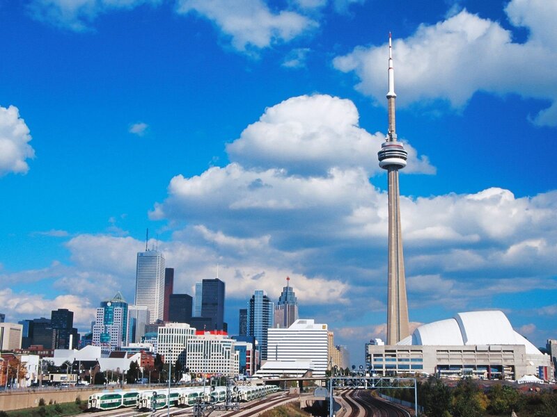 Toronto skyline with CN Tower