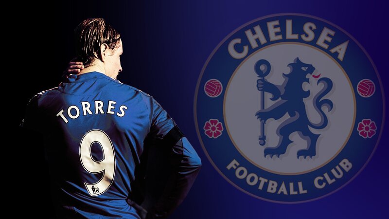 Torres in Chelsea jersey