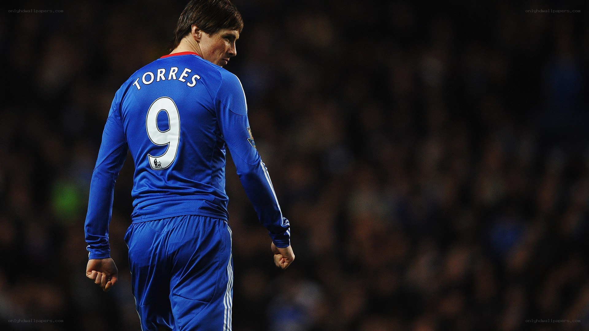Torres in Chelsea kit