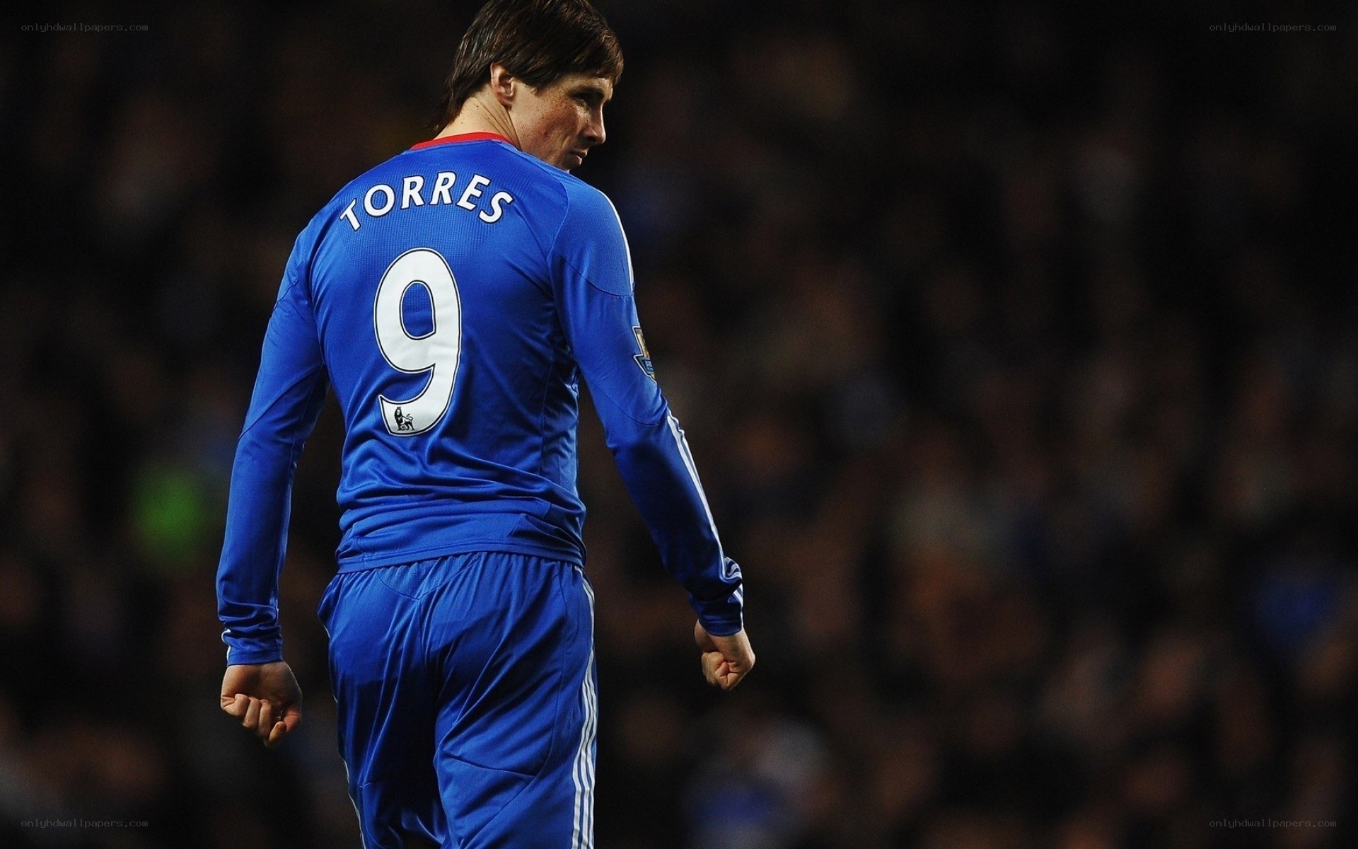 Torres in Chelsea kit