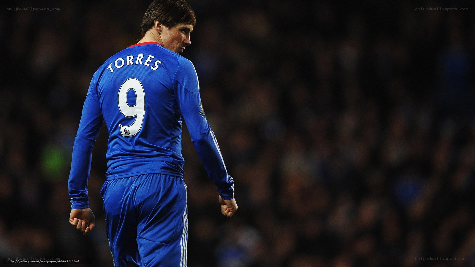 Torres in Chelsea kit