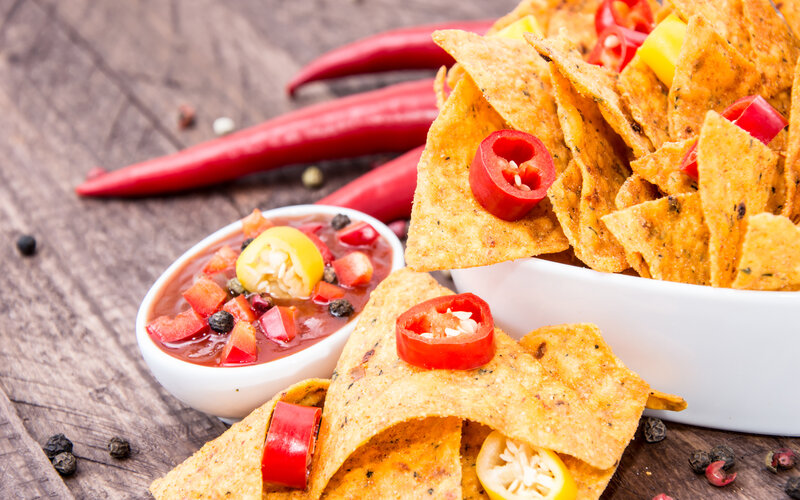 Tortilla Chips with Salsa