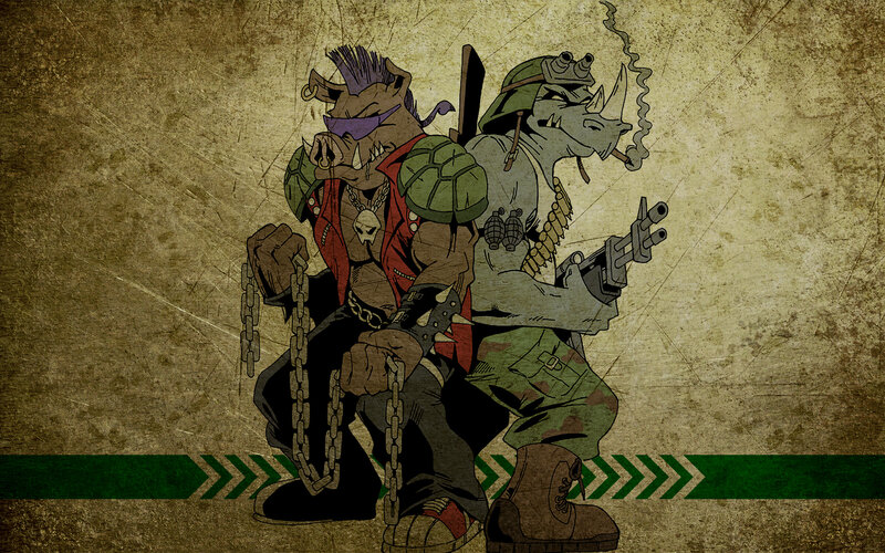 Tortoise and rhino warriors